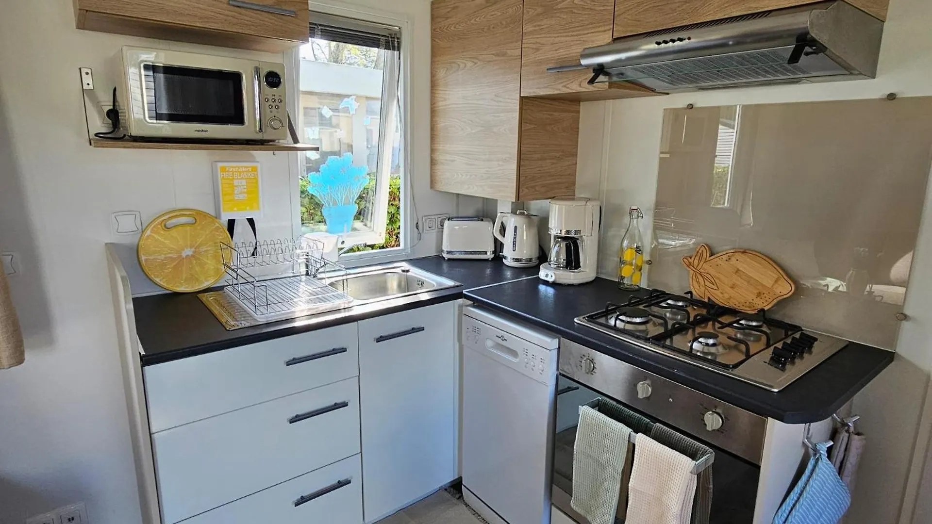 Mobil-Home 4-6 Pers - Terrasse & Linge - Domaine De Kerlann ポン・タヴェン キャンプ場